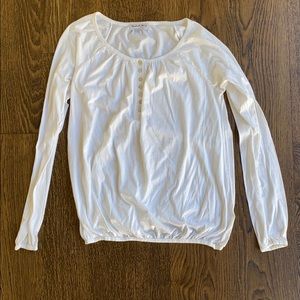Michael Stars White Long Sleeve